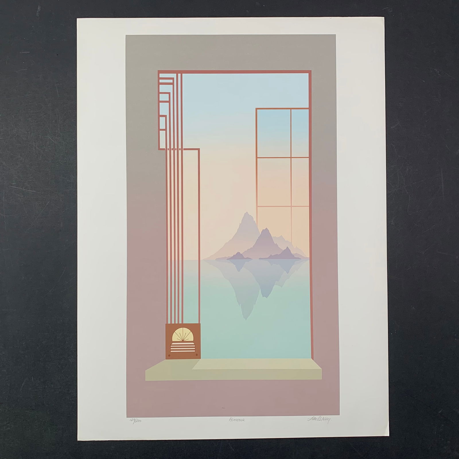 Ian King's "Airwave" Limited Edition Silkscreen (1 of 1)