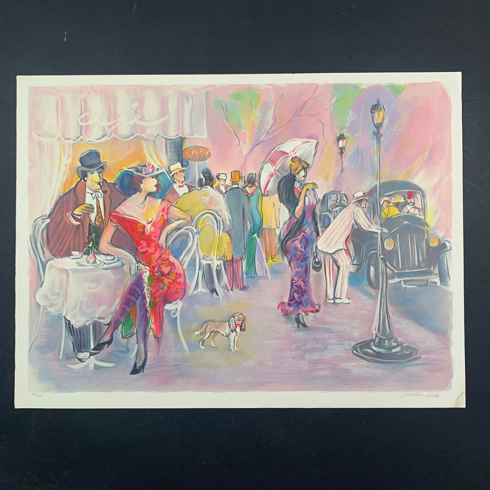 Isaac Maimon's "Cafe" Limited Edition Print (1 of 1)