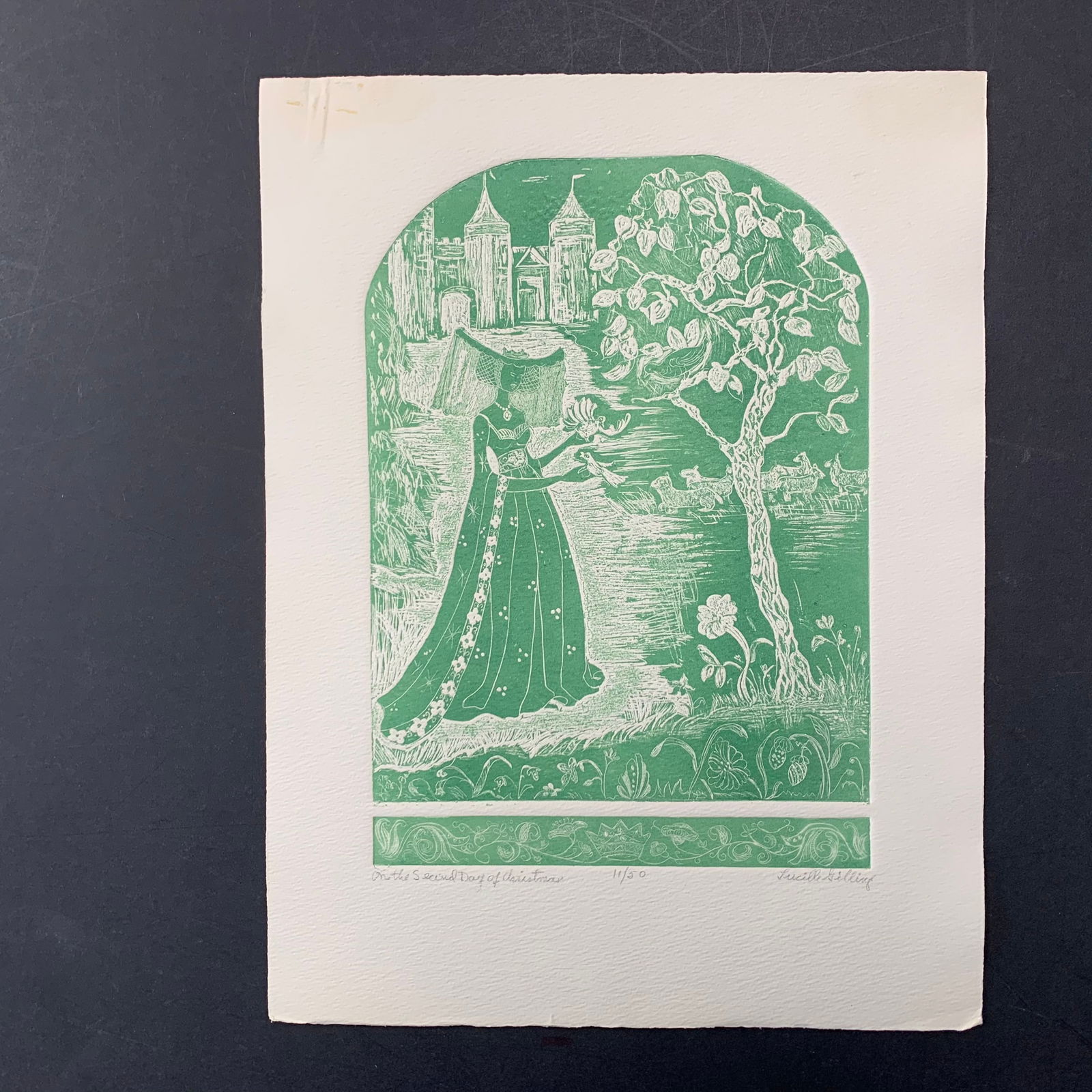 Lucille Gilling's "On the Second Day of Christmas" Limited Edition Print (1 of 1)