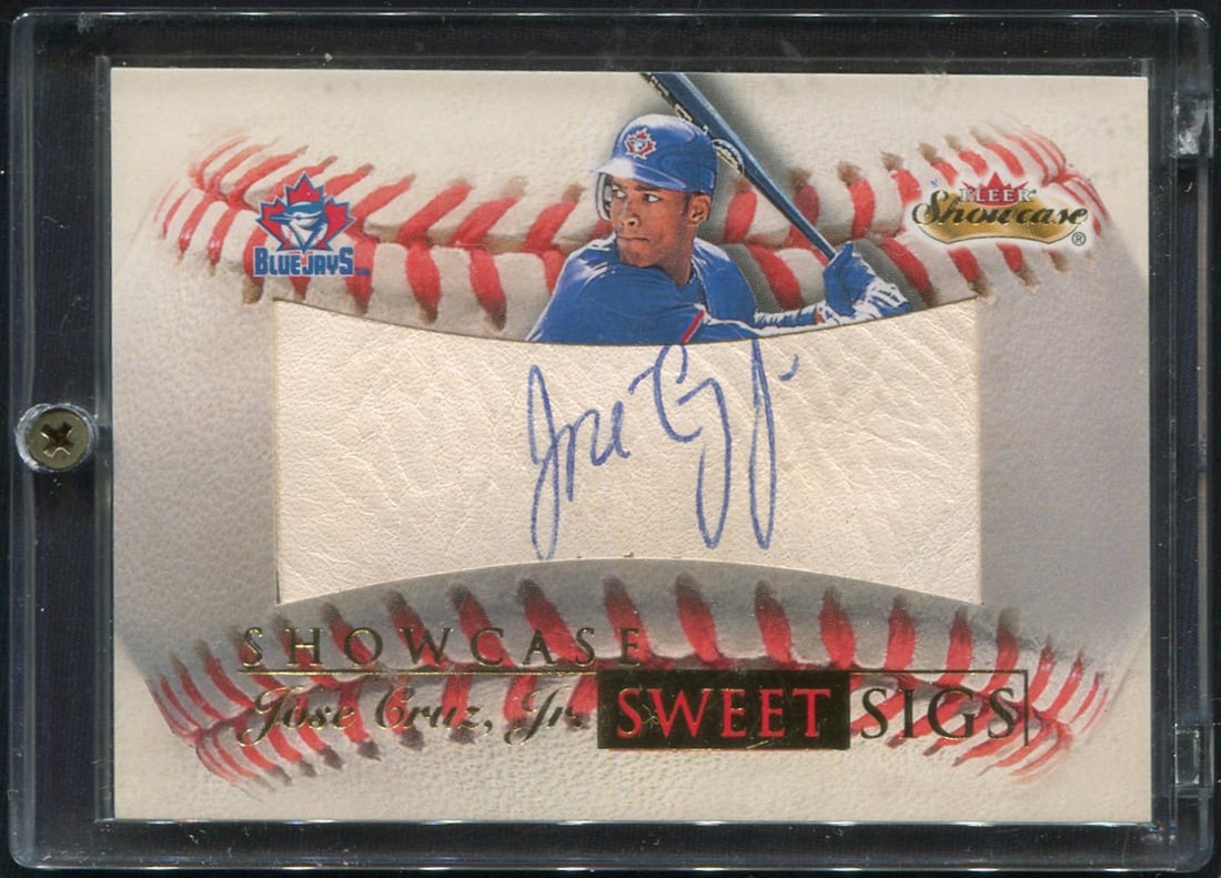 Jose Cruz Jr. 2000 Fleer Signed Baseball Cover Card (1 of 2)