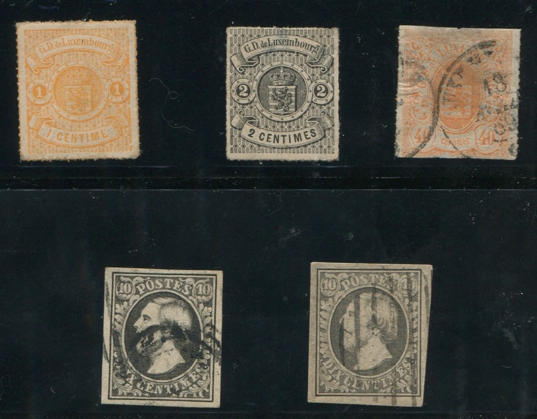 Luxemburg 1852- 1874 #1/#25 Mint and used. (1 of 1)