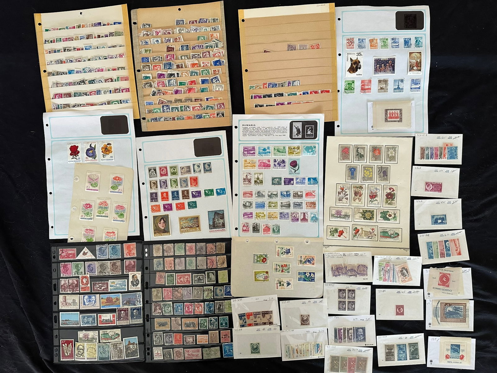 Romania 1885 - 1978, #73 / #2798, a mainly used accumulation with some MH, Scott value $474, appears (1 of 6)