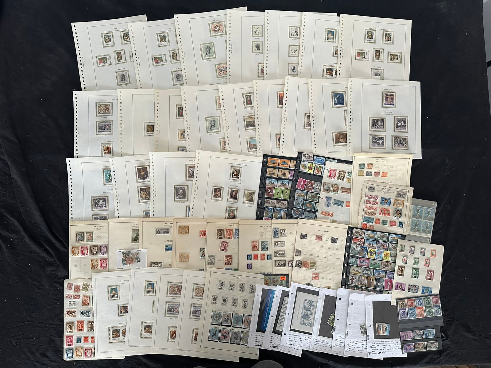 San Marino, 1899-1993, Mint H and NH collection, Cat. $274.00 (1 of 5)