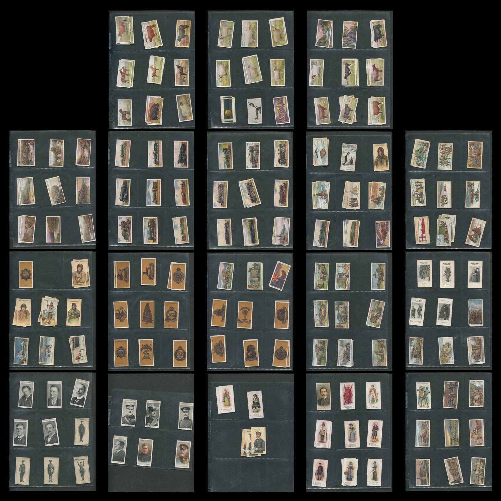 Great Britain, Cigarette Card Collection of 234 cards, Est Value $250.00 (1 of 10)