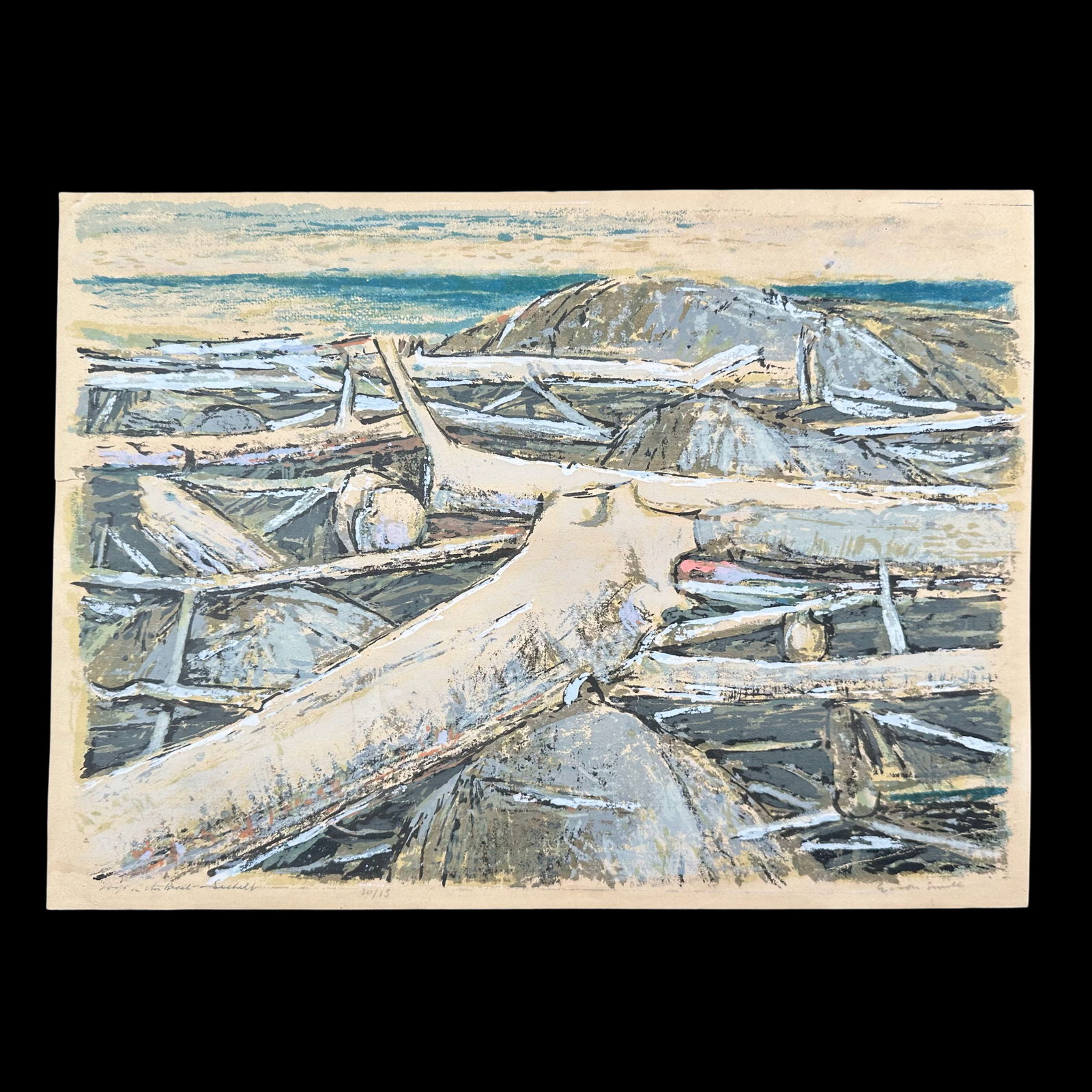 Gordon Appelbe Smith's "Wreck Beach" Limited Edition Print (1 of 4)