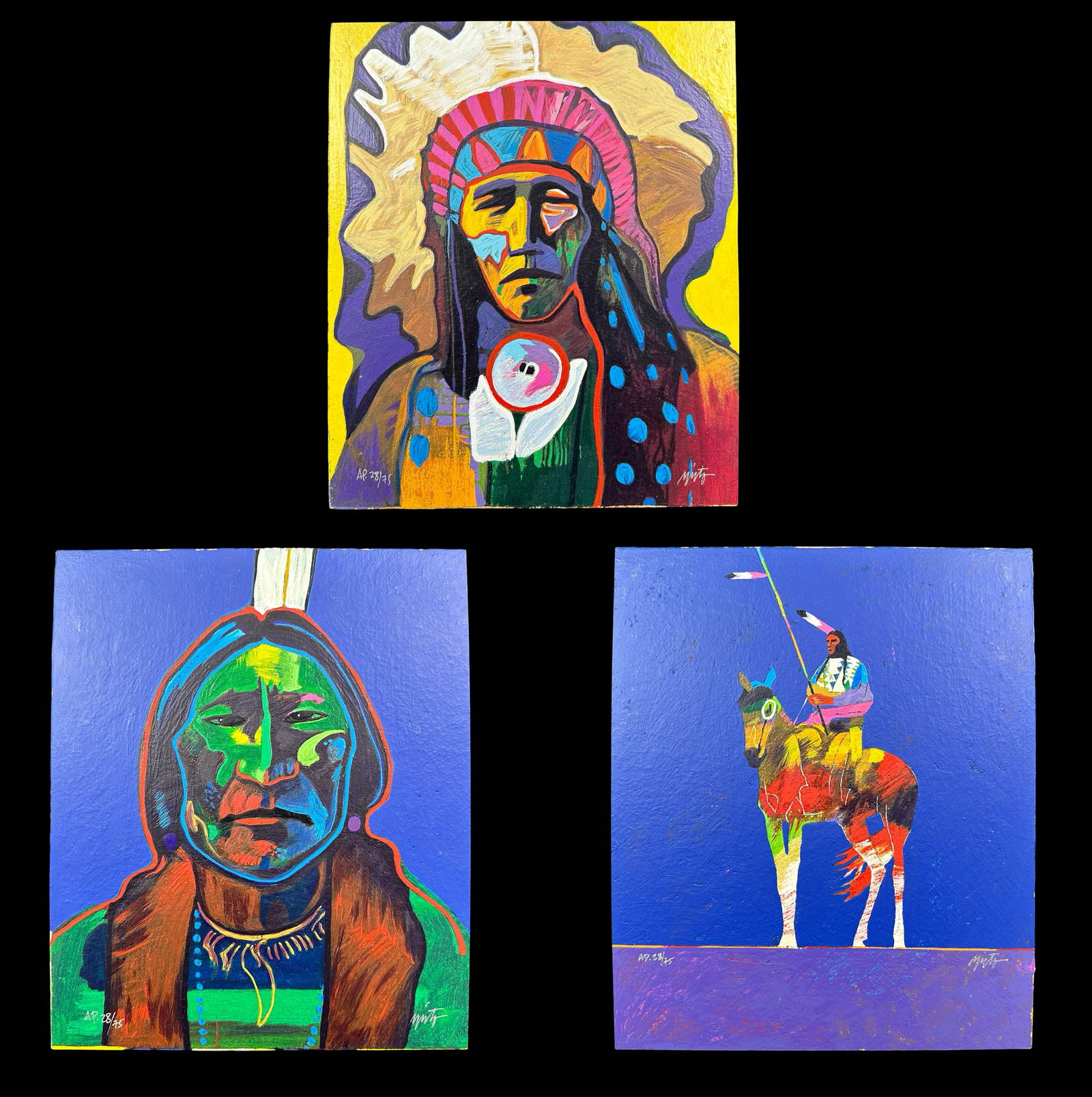 John Nieto Limited Edition Artist Proofs Acrylic on Board (1 of 10)