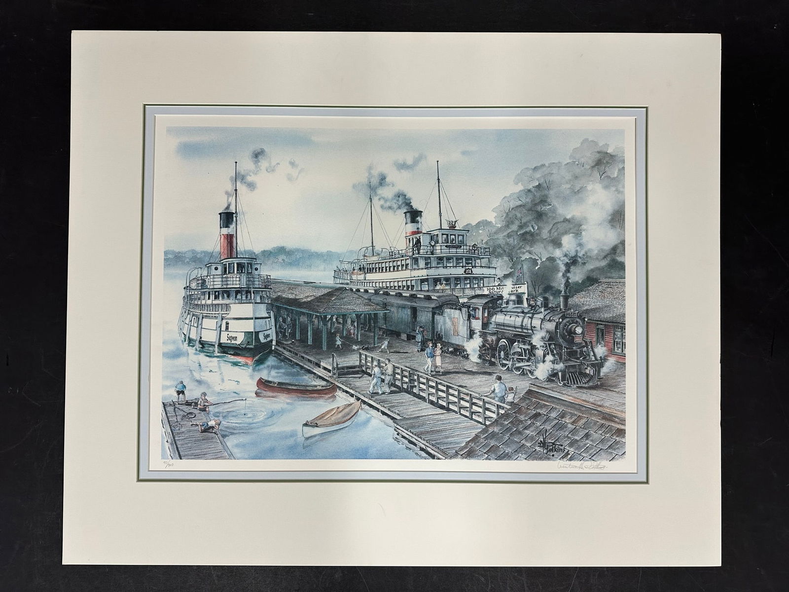 Wentworth Folkins' "Lake Joseph 1934 - Muskoka Memories" Limited Edition Print (1 of 1)