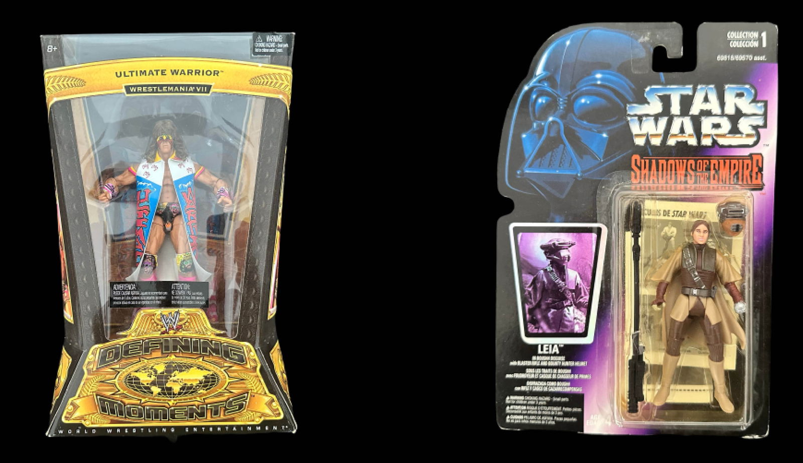 WWE Wrestling Ultimate Warrior & Star Wars Leia Figures (1 of 5)