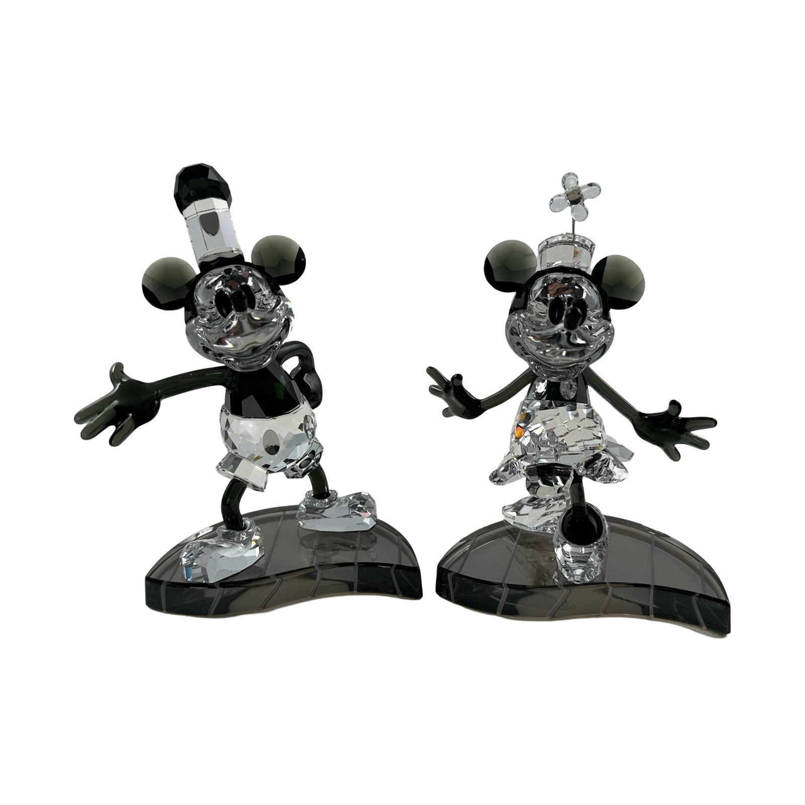 Swarovski "Disney Mickey & Minnie Mouse Steamboat Willie" Crystal Figurines (1 of 8)