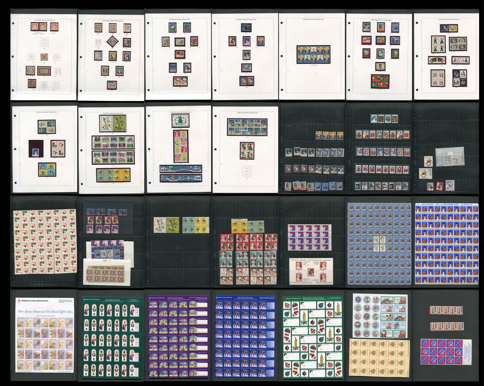 USA 1907-2010 Christmas Seals MNH (1 of 6)