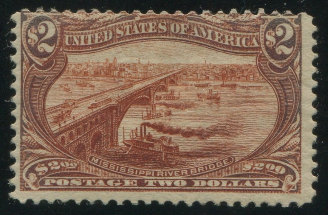 USA 1898 #293 $2 Orange Brown Mint (1 of 2)