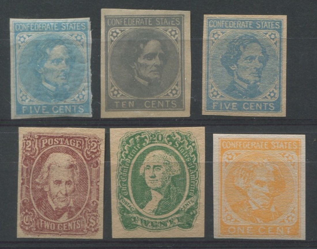 Confederate States 1862-1863 #6/#14 Mint (1 of 1)