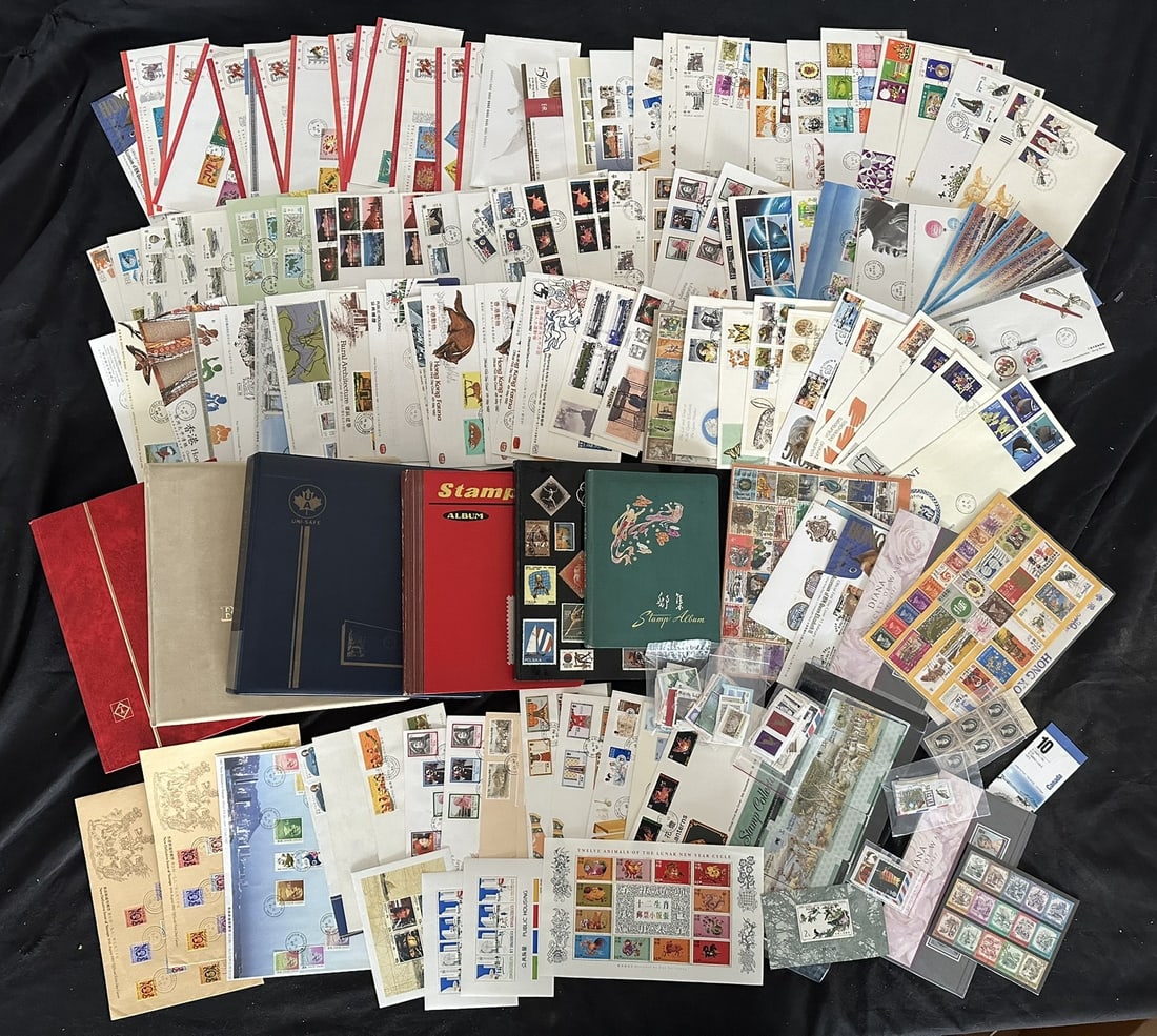 British Commonwealth 1960's to 1980s, a MNH / MH and used accumulation in six albums and stockbooks: British Commonwealth 1960's to 1980s, a MNH / MH and used accumulation in six albums and stockbooks plus some loose, includes Hong Kong, Australia, Canada, and a stockbook of MNH Japan in Sheets, Sets