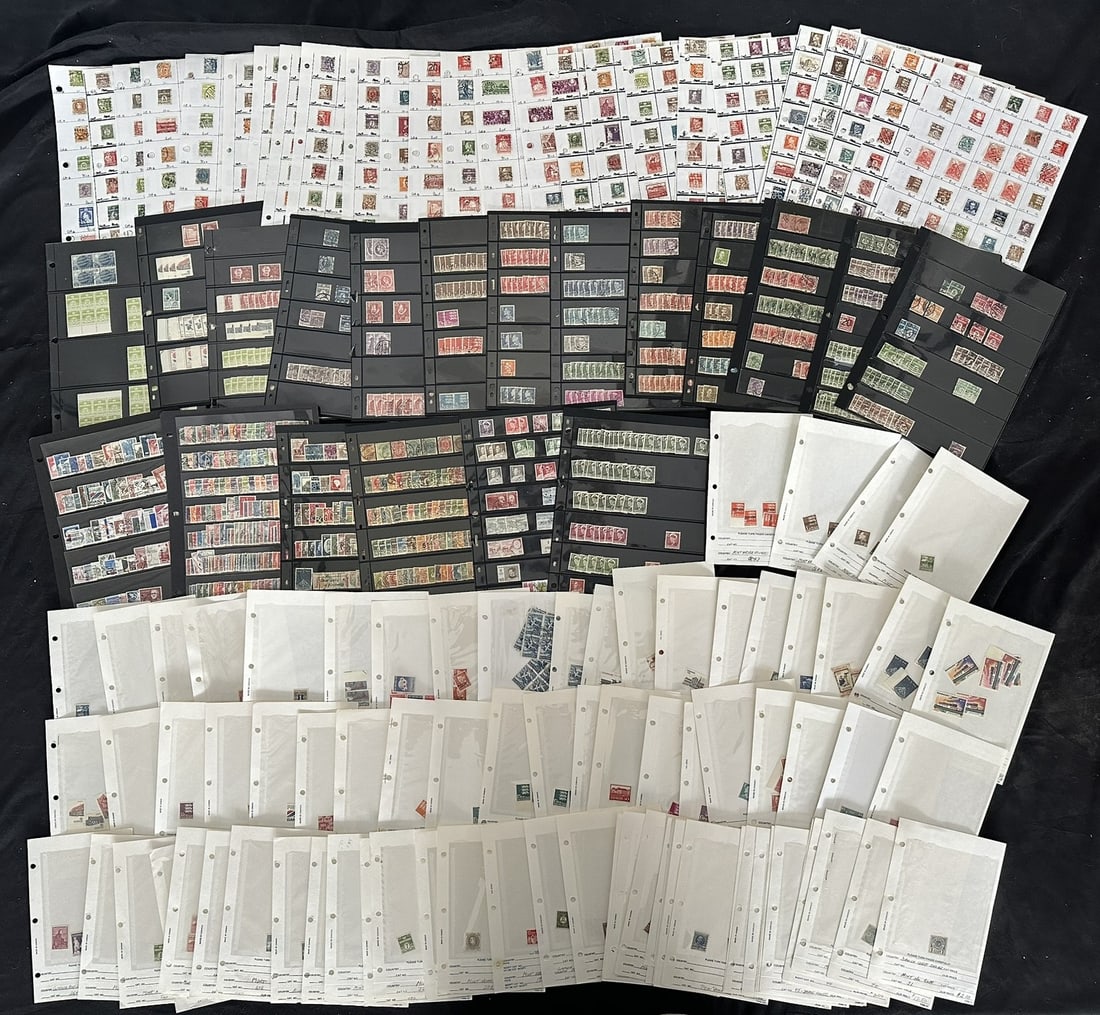 Denmark 1920 -1991 #40 / #935, a MH and used accumulation on leaves/stocksheets and dealers (1 of 10)