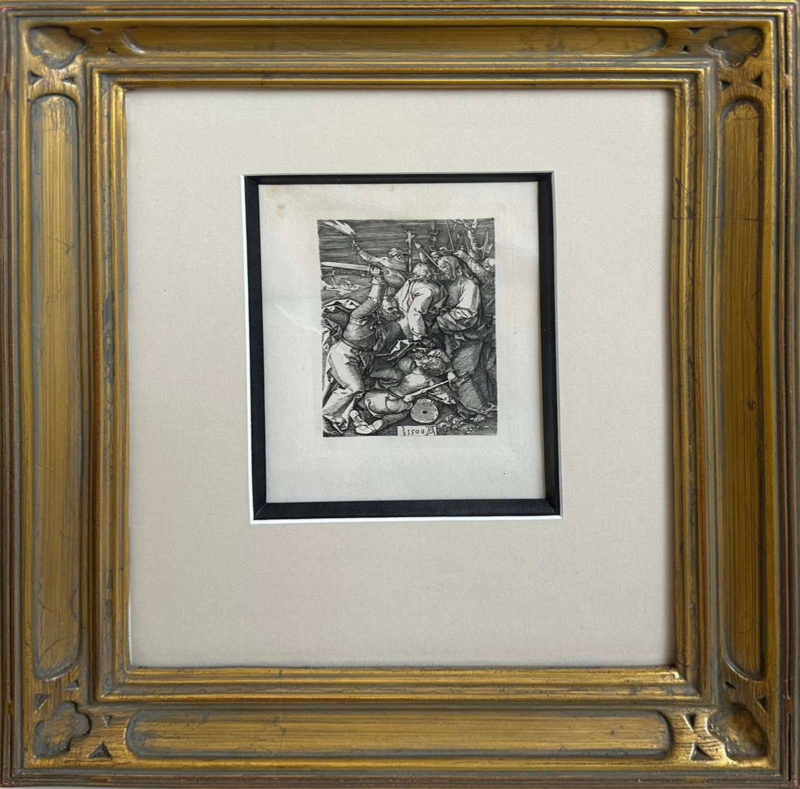 Albrecht Dürer "The Betrayal of Christ" (1508) - Original 16th-Century Engraving, Signed in Plate, (1 of 2)