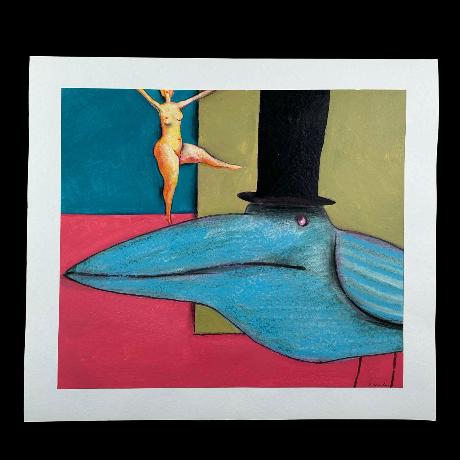 Jerzy Kolacz, Untitled, "Beak Dancing" Original (1 of 1)