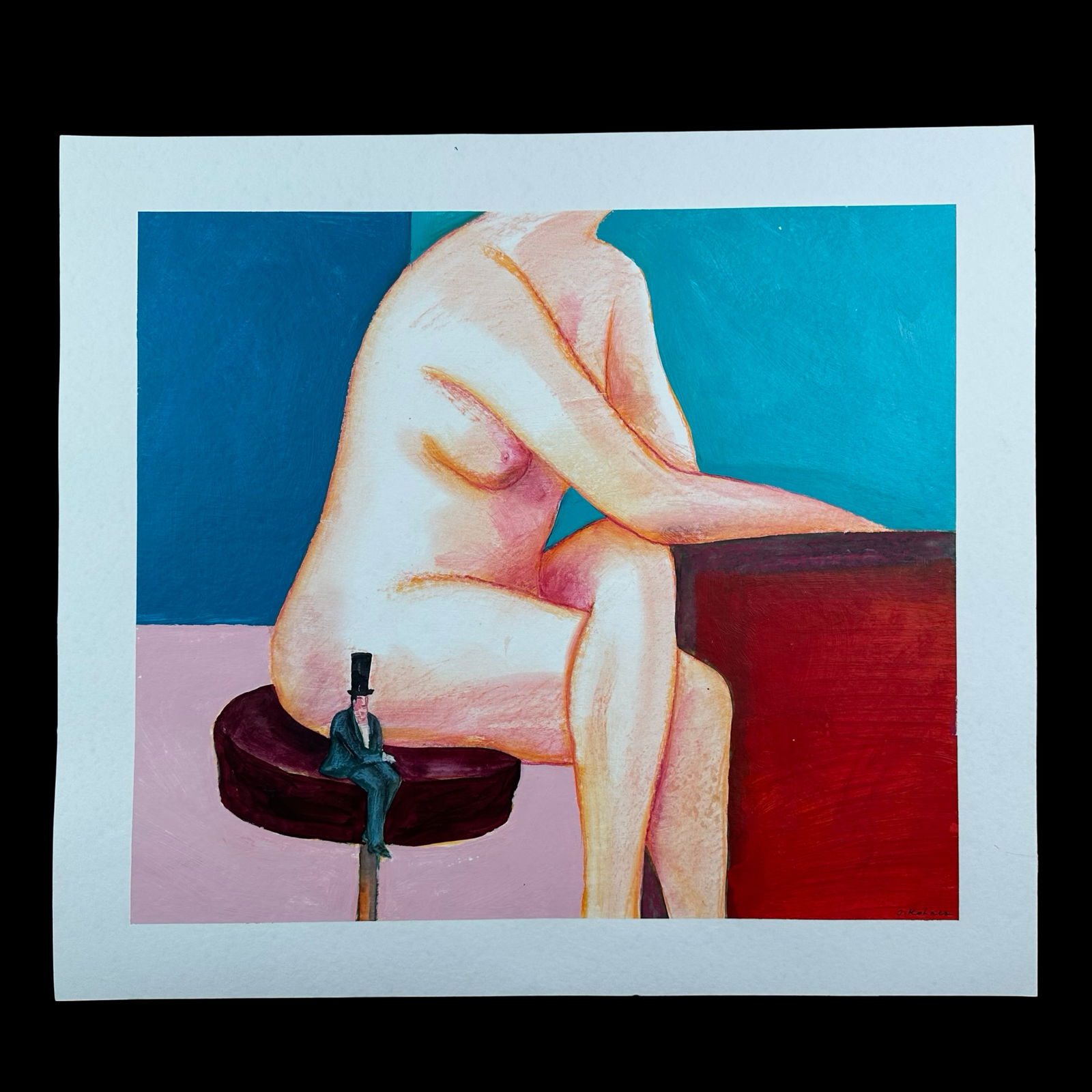 Jerzy Kolacz, Untitled, "Best Seat in the House" Original (1 of 1)