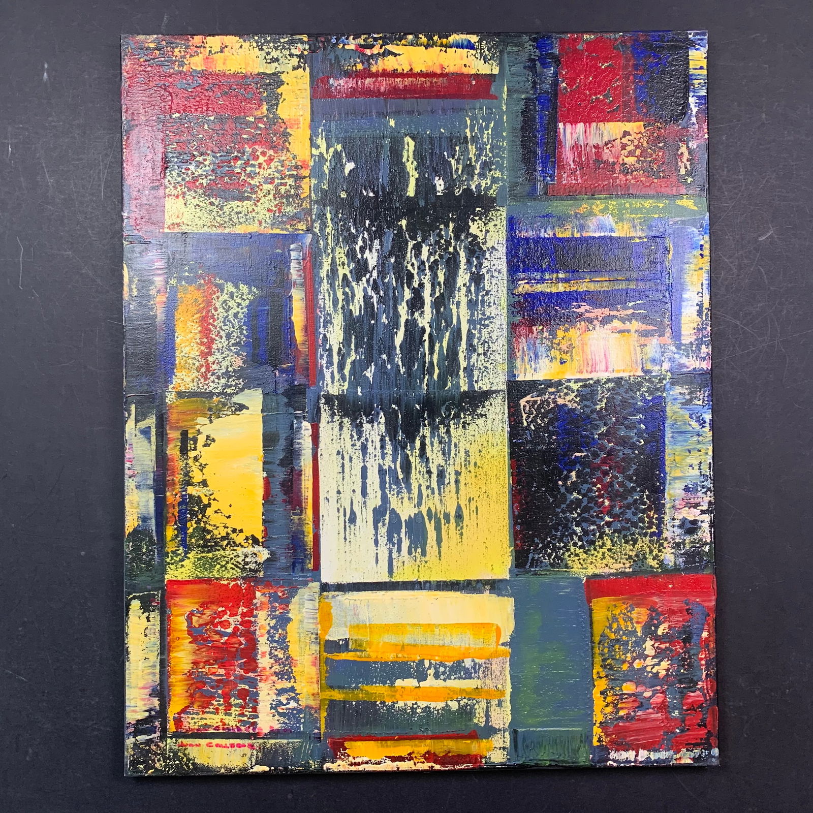 Juan Gallegos, Untitled, Original on Canvas (1 of 2)