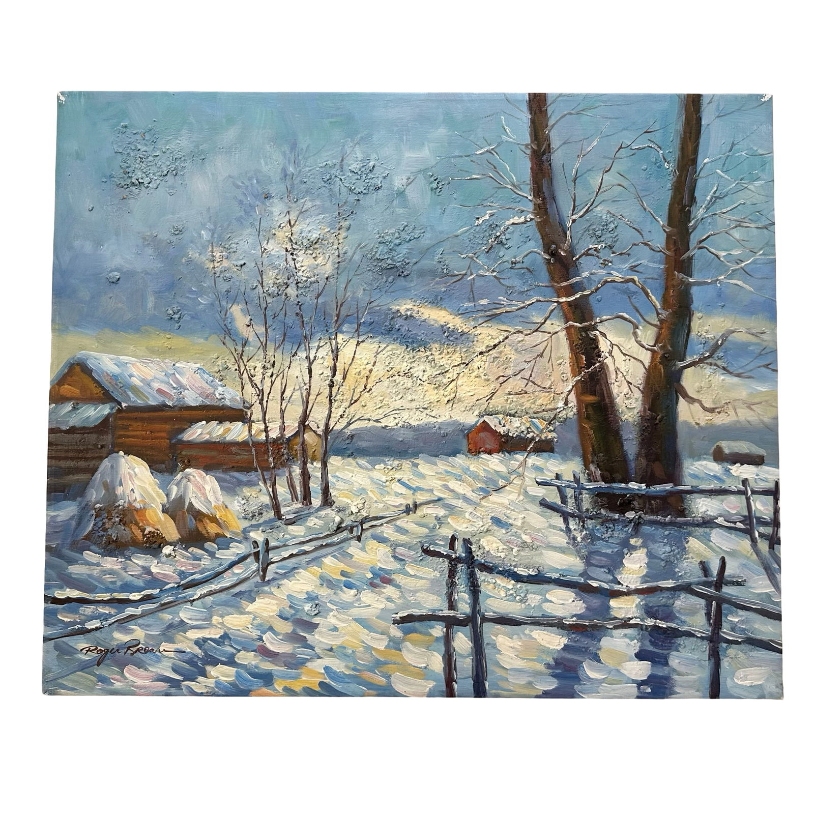 Roger Brown's "Winter Twilight" Original (1 of 1)