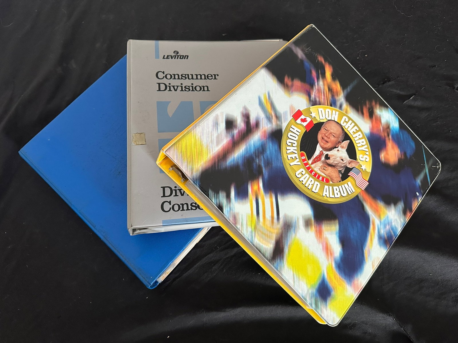 Early 1990s NHL Hockey Card Archive in Three Binders - 1991-92 Upper Deck Series 1-2, 1991-92: A substantial and well-preserved early 1990s hockey card archive housed in three binders - including Don Cherry’s Official Hockey Card Album - comprising large runs of four cornerstone sets from the