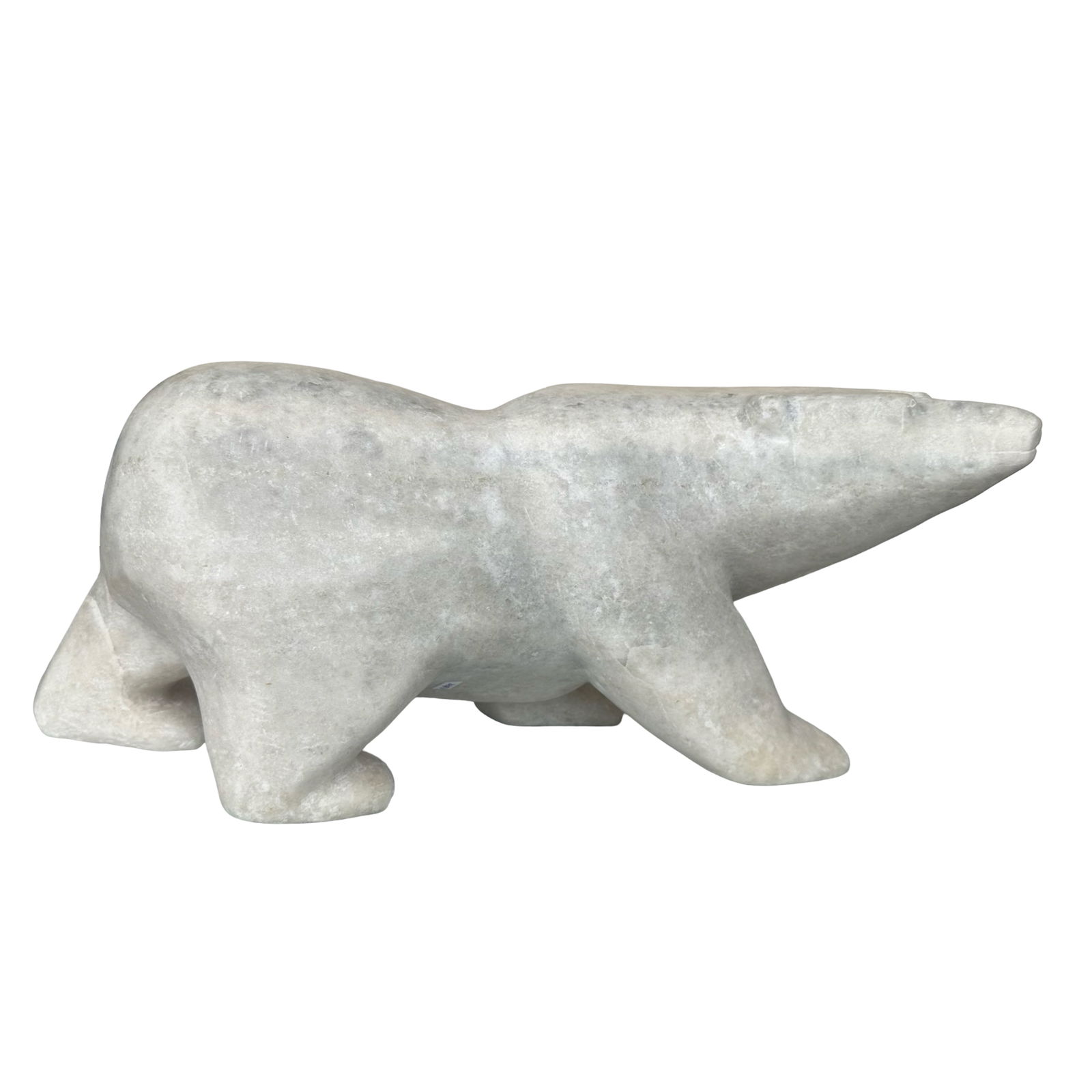 Exceptional 2025 Inuit Soapstone Polar Bear Sculpture by Joanie Ragee - Cape Dorset - Authentic (1 of 9)