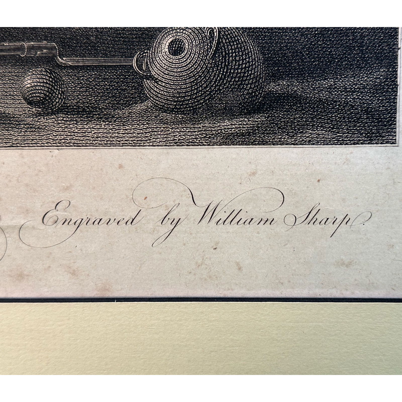 William Sharp Original Etching c. 1799 - 2