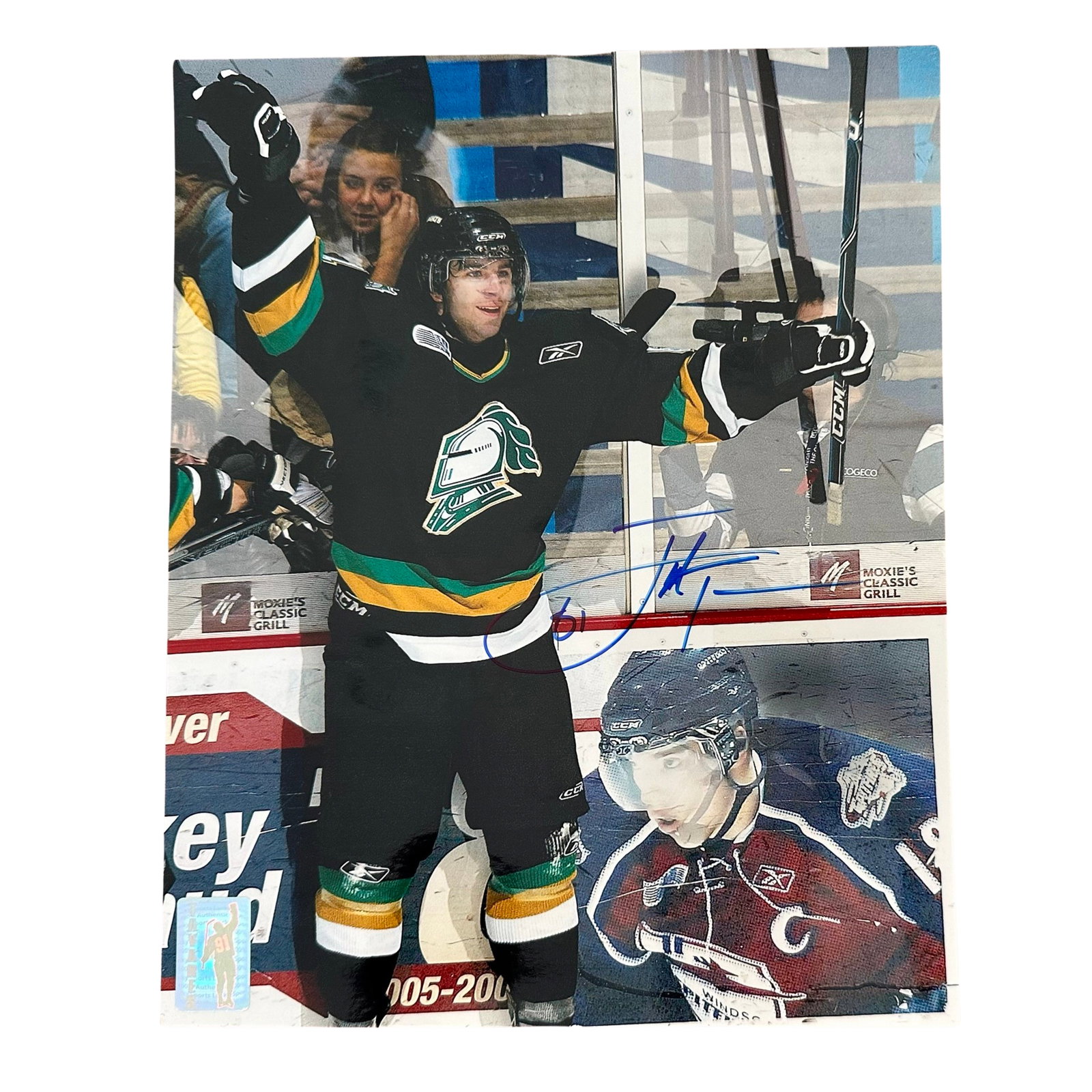 John Tavares London Knights Signed Photo: An autographed photograph of John Tavares when he played for the London Knights. Includes a 'Tavares' hologram of authenticity, as well as a COA from Just in Case. Sports Memorabilia, Autographs, Sign