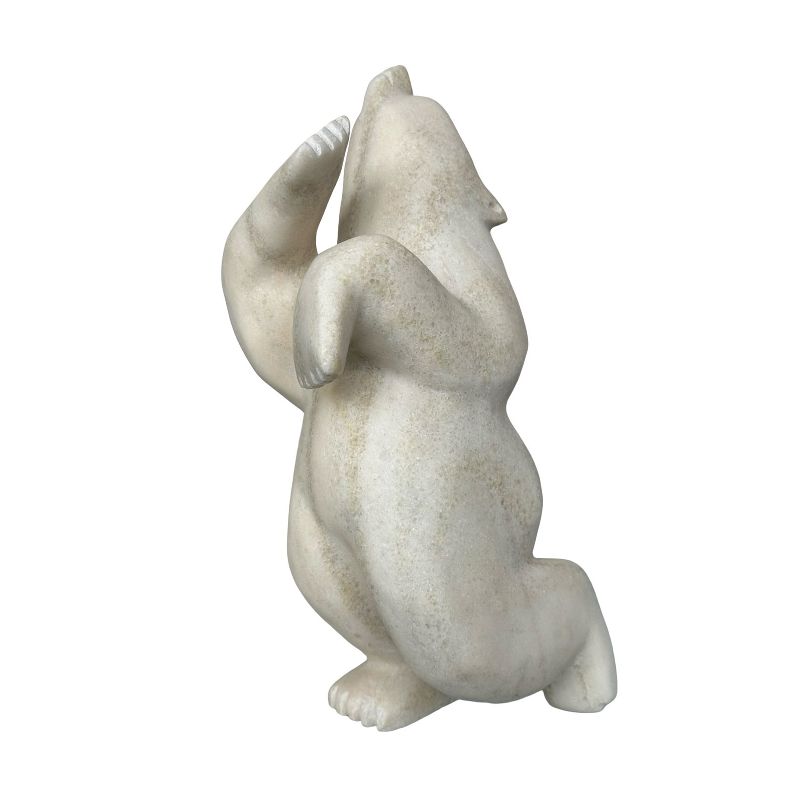 Exceptional 1994 Palaya Qiatsuq Dancing Bear Inuit Stone Sculpture - Cape Dorset - Canadian (1 of 7)