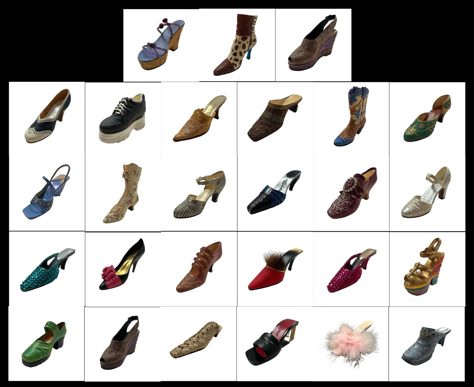 Just the Right Shoe by Raine Killer Heels Collection - 27 Miniature Shoes With Boxes - Seduction, (1 of 10)