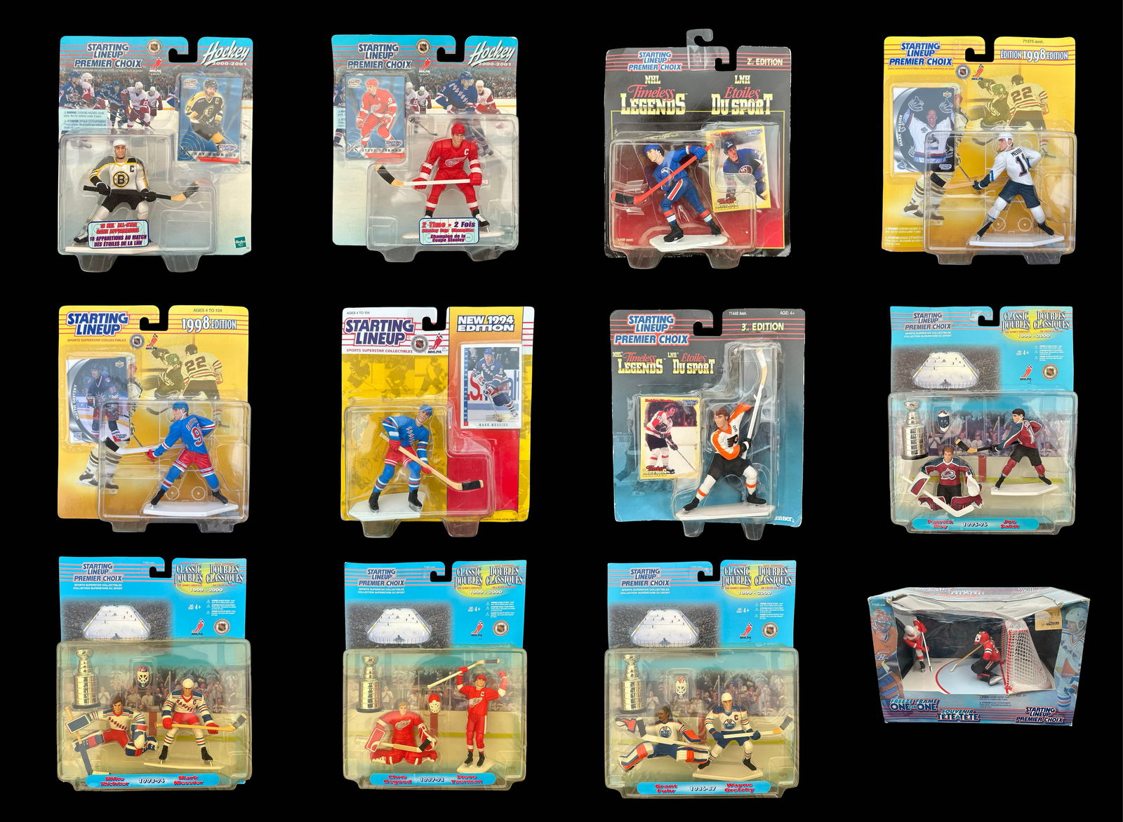 Starting Lineup Premier Choix NHL Legends Collection - 12 Sealed Figures & Classic Doubles Sets - (1 of 10)