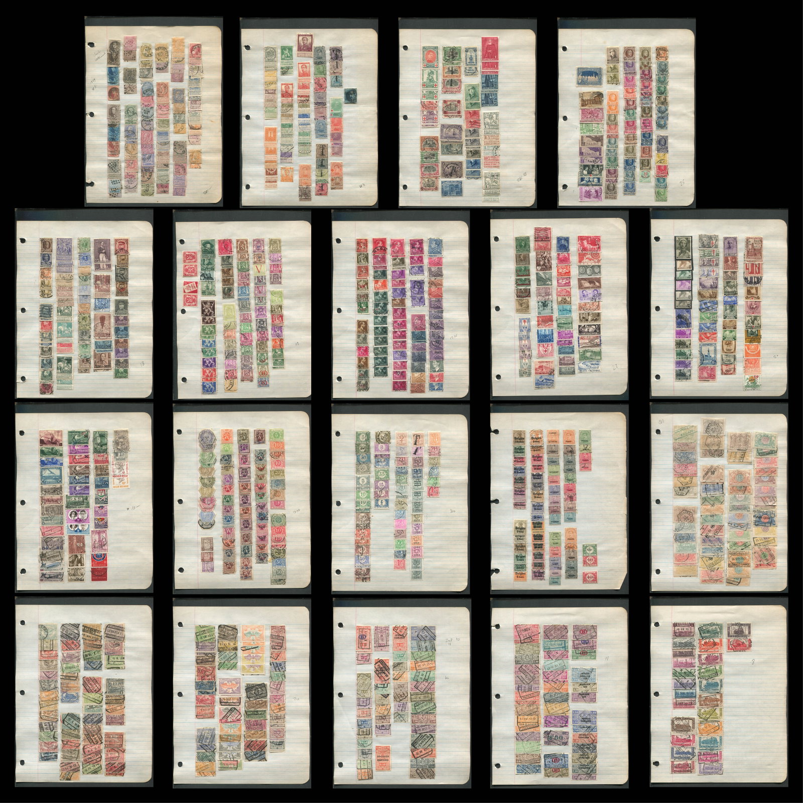Belgium 1849 - 1951 #3 / 410, a MH and used collection on owners homemade pages, includes regular (1 of 6)