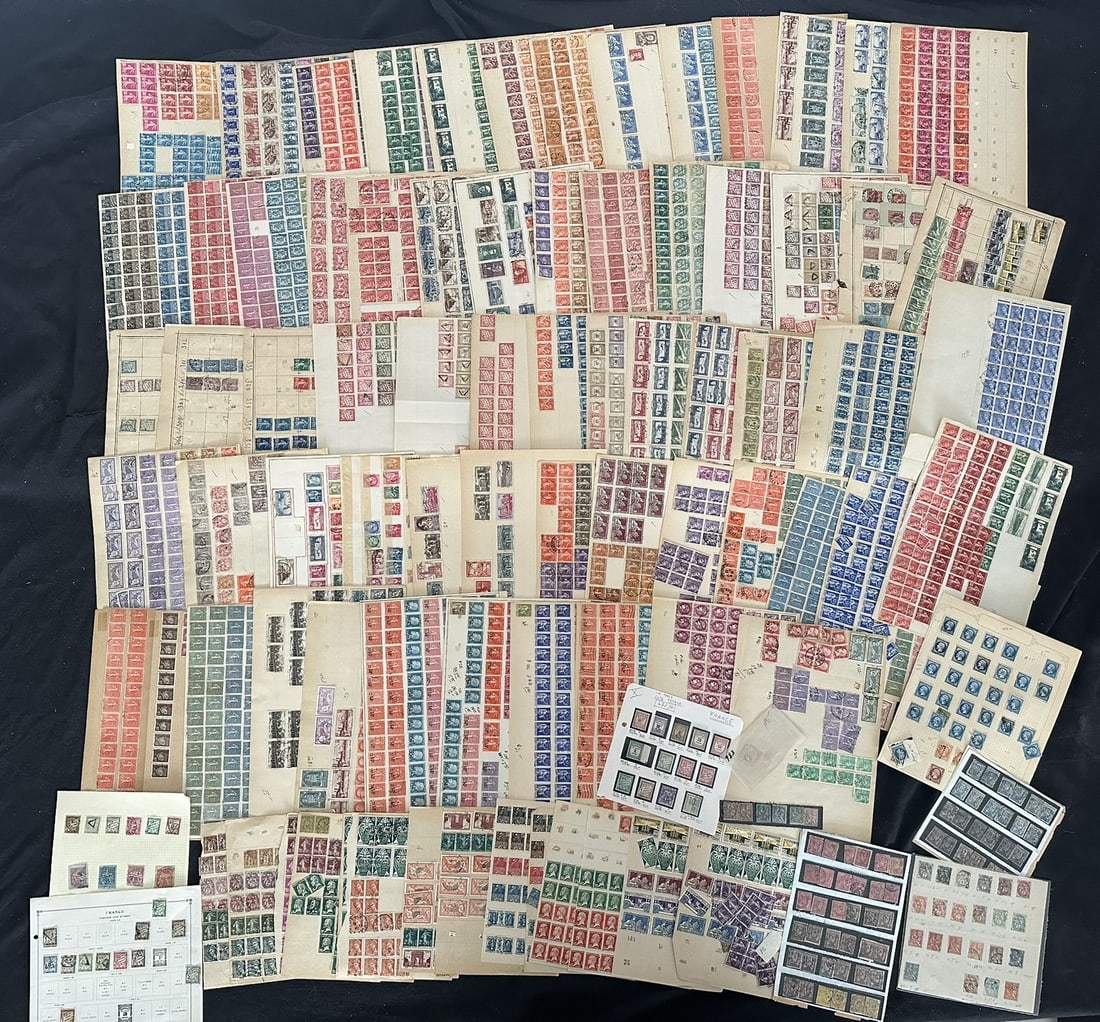 France, 1853-1940, huge used accumulation, much duplication, est Cat. $5700.00 (1 of 7)
