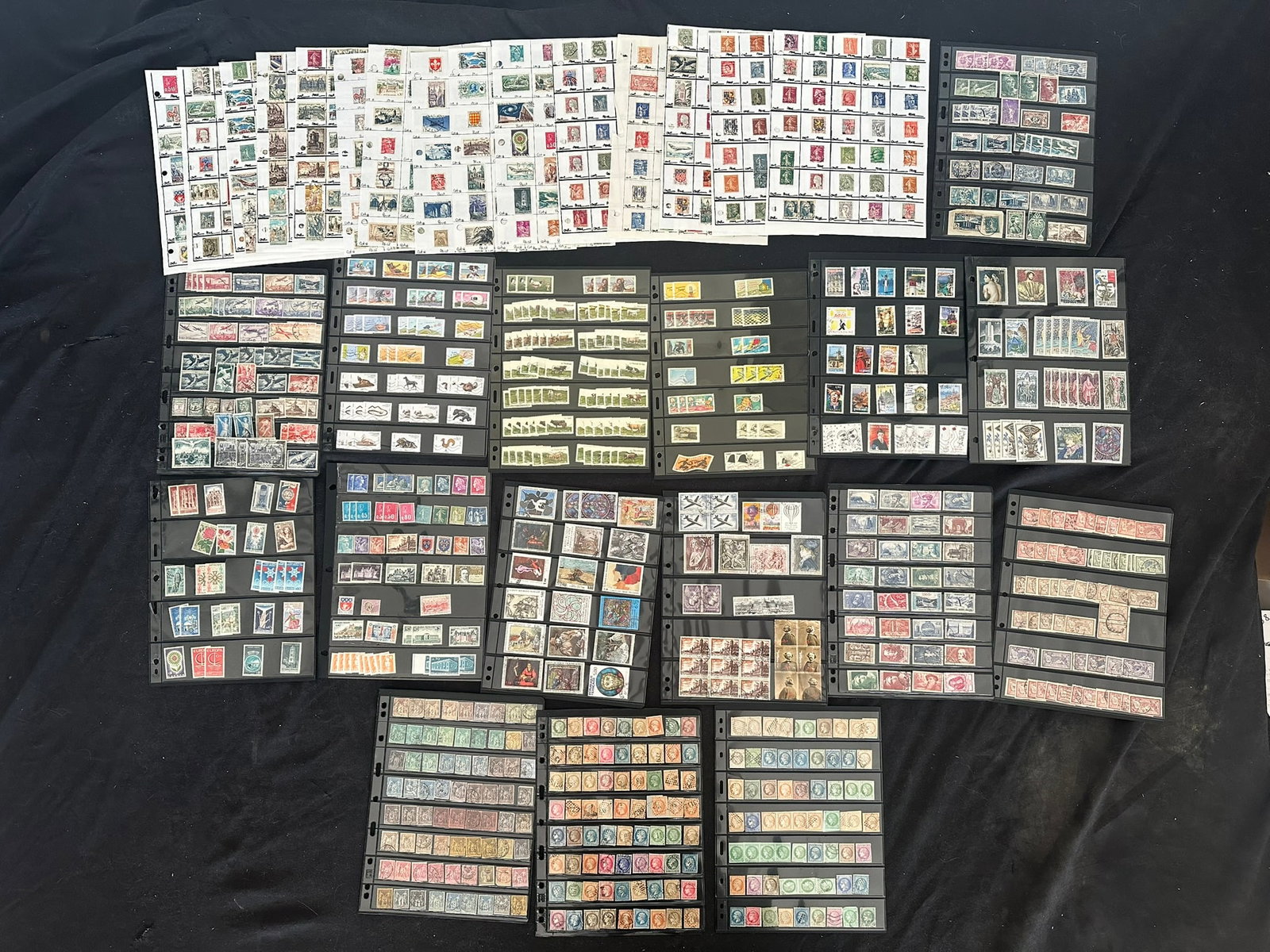 France used and mint collection, 1855/2000's, est. value $3500.00 (1 of 7)