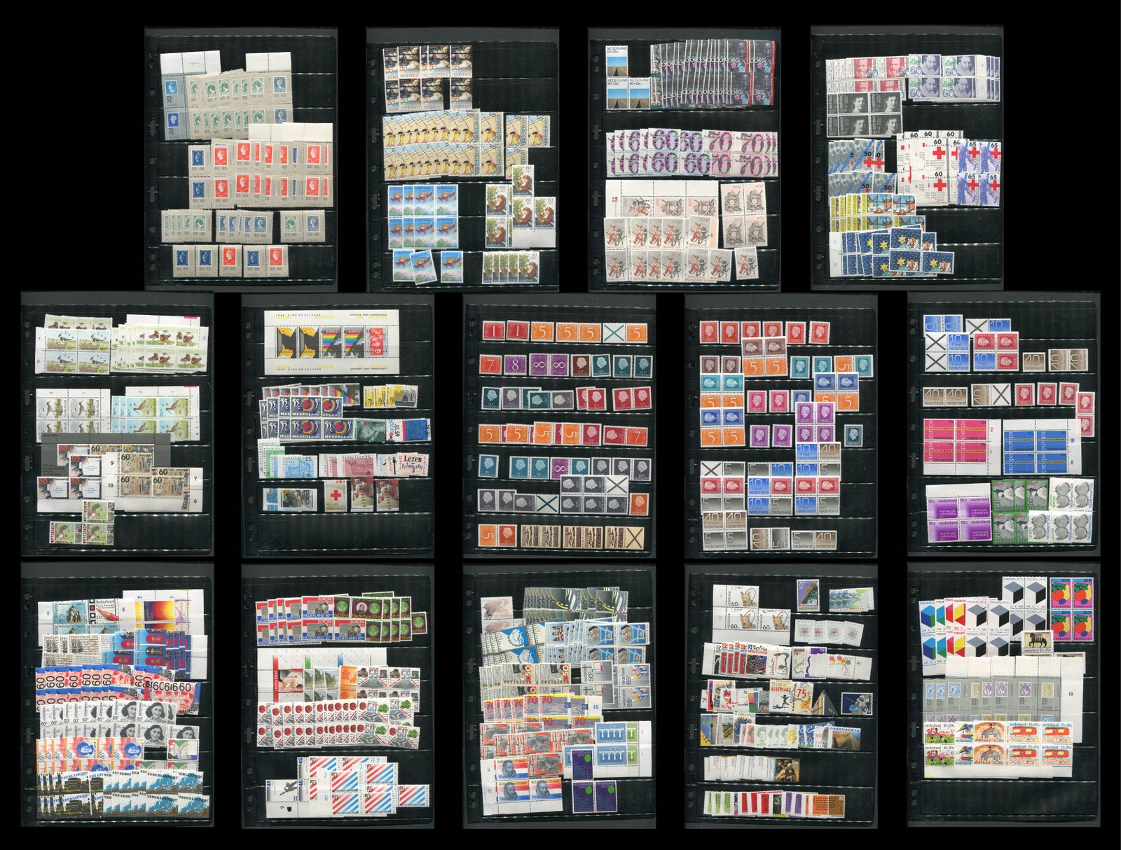 Netherlands, Mint NH collection, General issues 1946-2001, #282/1087j, Semi-postals 1970-1994, (1 of 10)