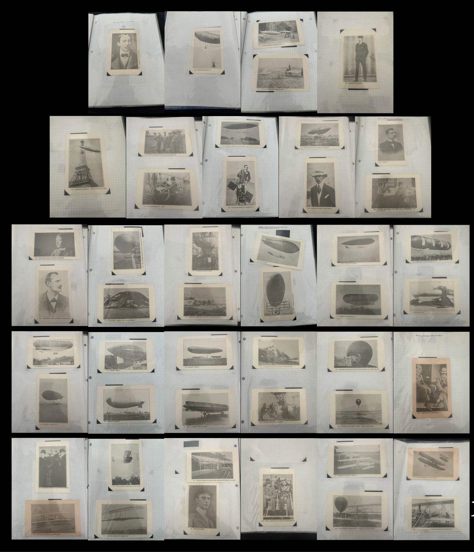 Topical - "Fathers of Flight", a group of 48 different 1950s US reproductions, black and white (1 of 7)