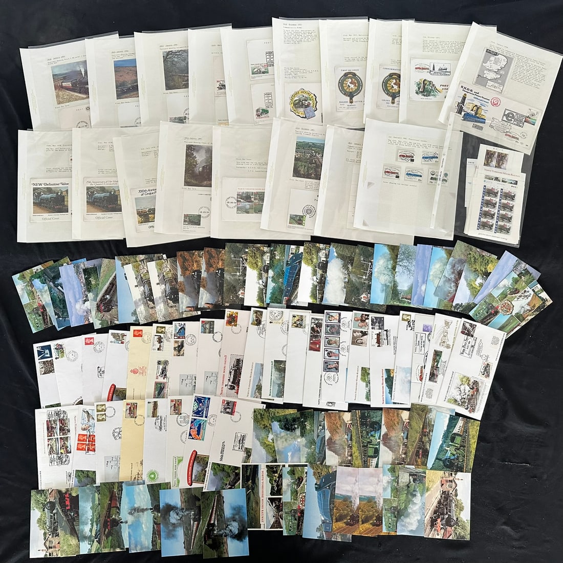 Great Britain Topicial - North Yorkshire Moors Railway, 1980's to 1990's, includes 22 mint sheets of (1 of 7)