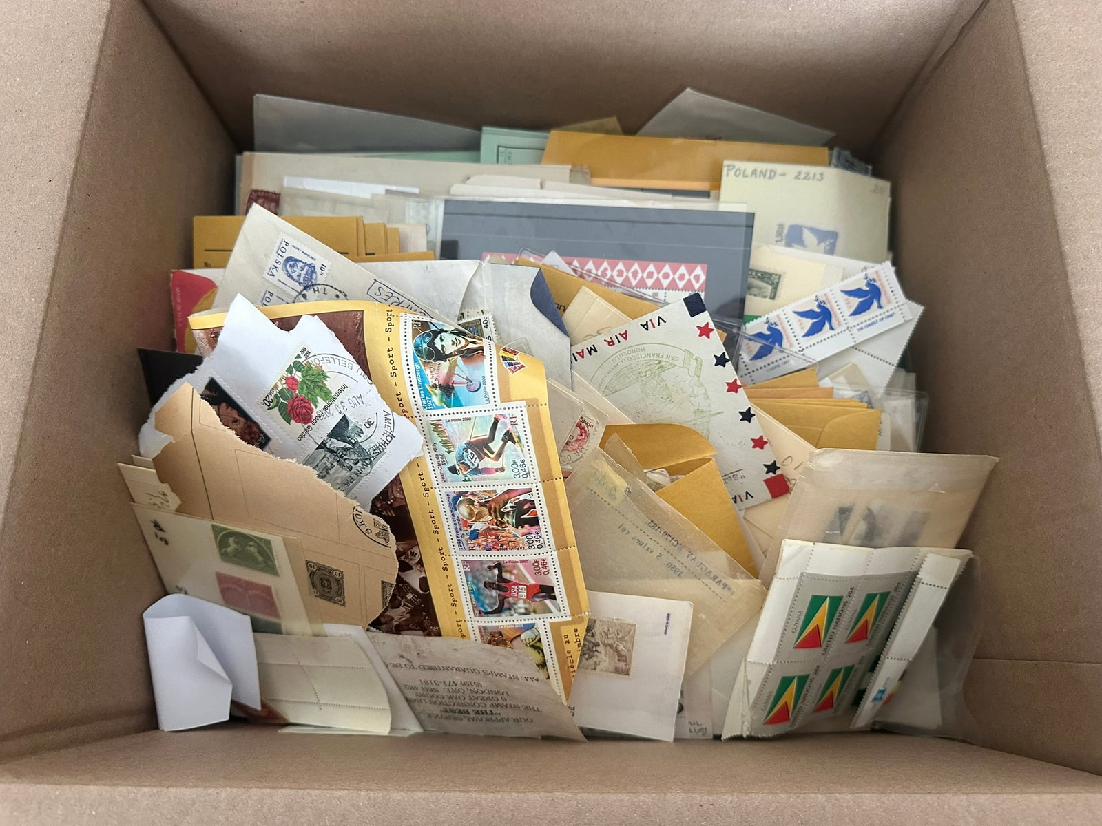 A worldwide MNH / MH and used accumulation 1960s to 1990s in glassines packets, 102 cards, and (1 of 10)