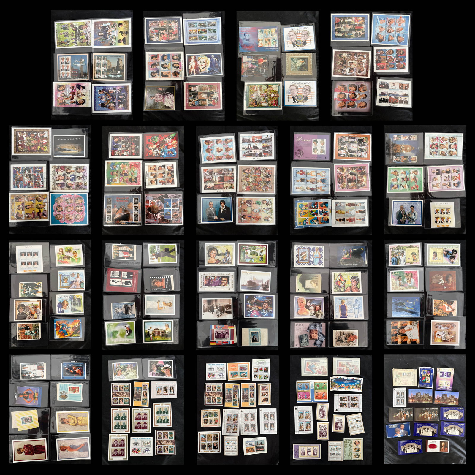 A worldwide selection, 1980s and 1990s over 140 souvenir sheets and eight Commonwealth booklets, (1 of 5)