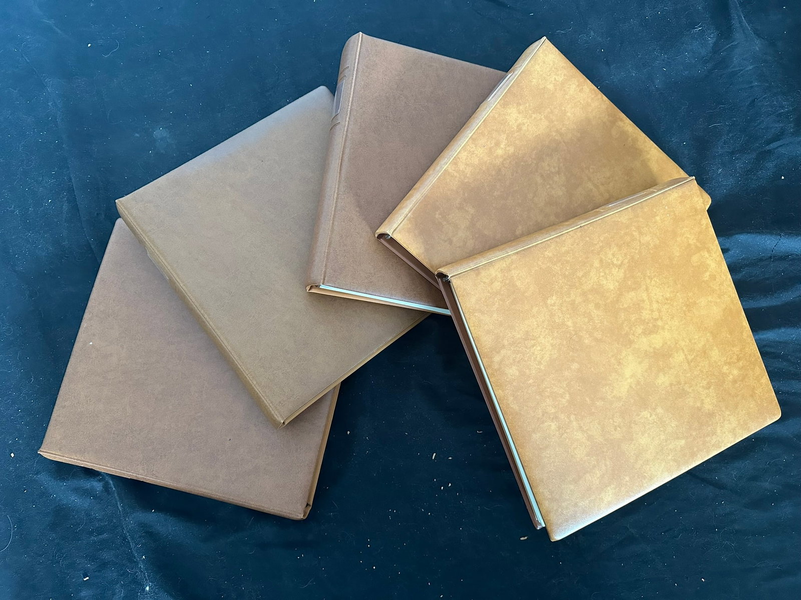 Supplies - a carton with 5 Lindner albums and slip cases with used pages for Canada 1851 to 2000, (1 of 5)