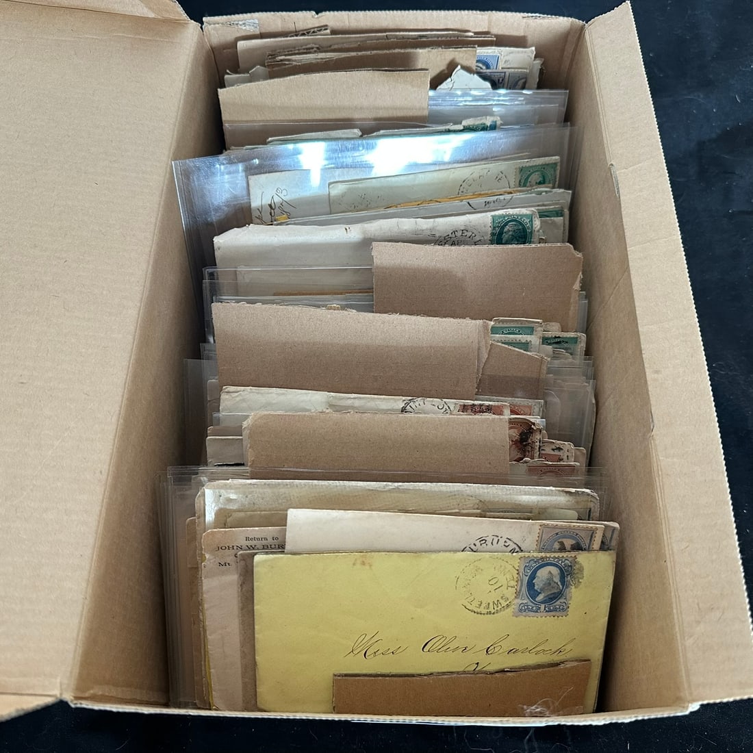 USA Postal History Collection 1880-1894, 323 covers, est Cat. $850.00 (1 of 10)