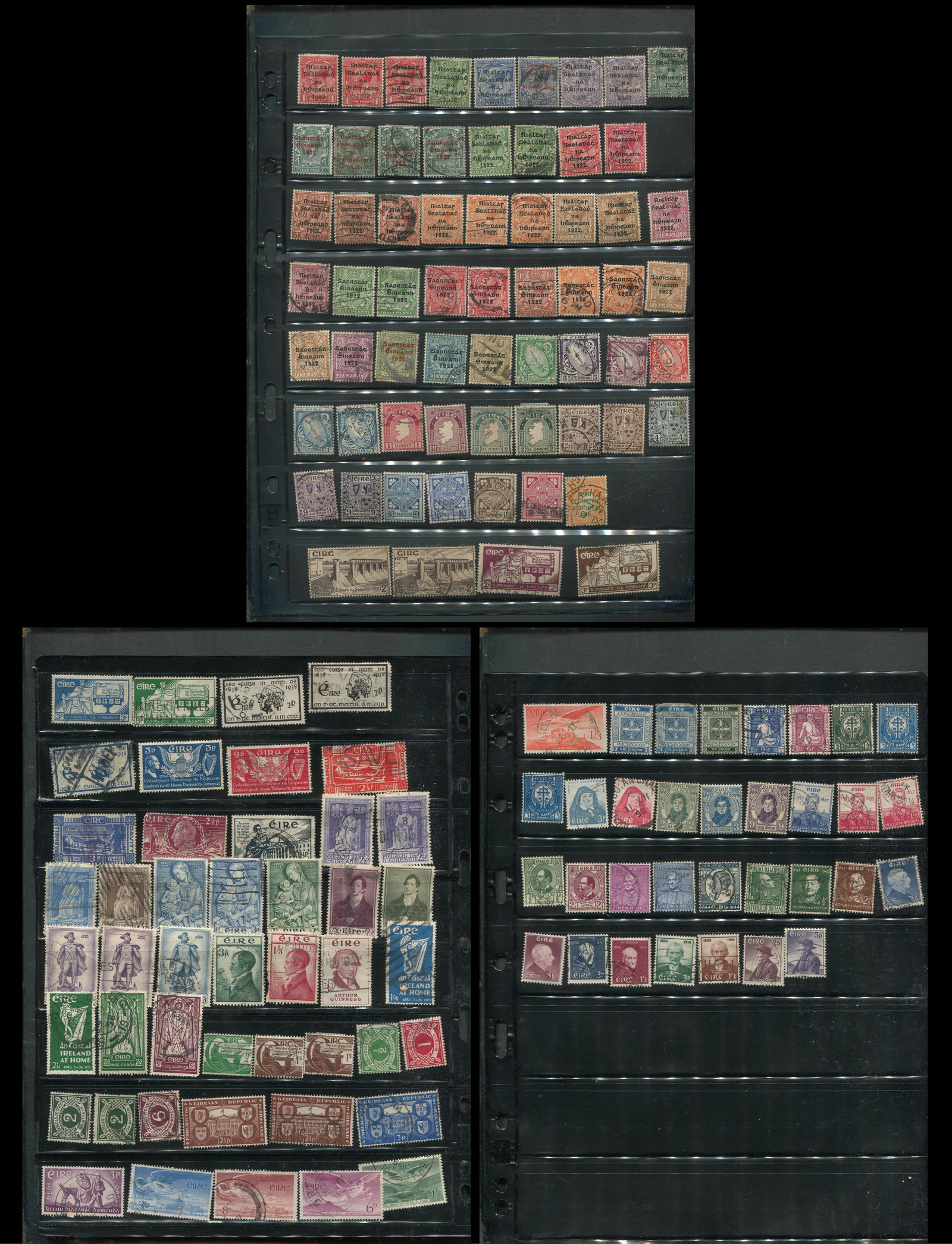Ireland 1922 -1961 #1 / #181, a mainly used selection, with some MH throughout, Scott value (1 of 4)