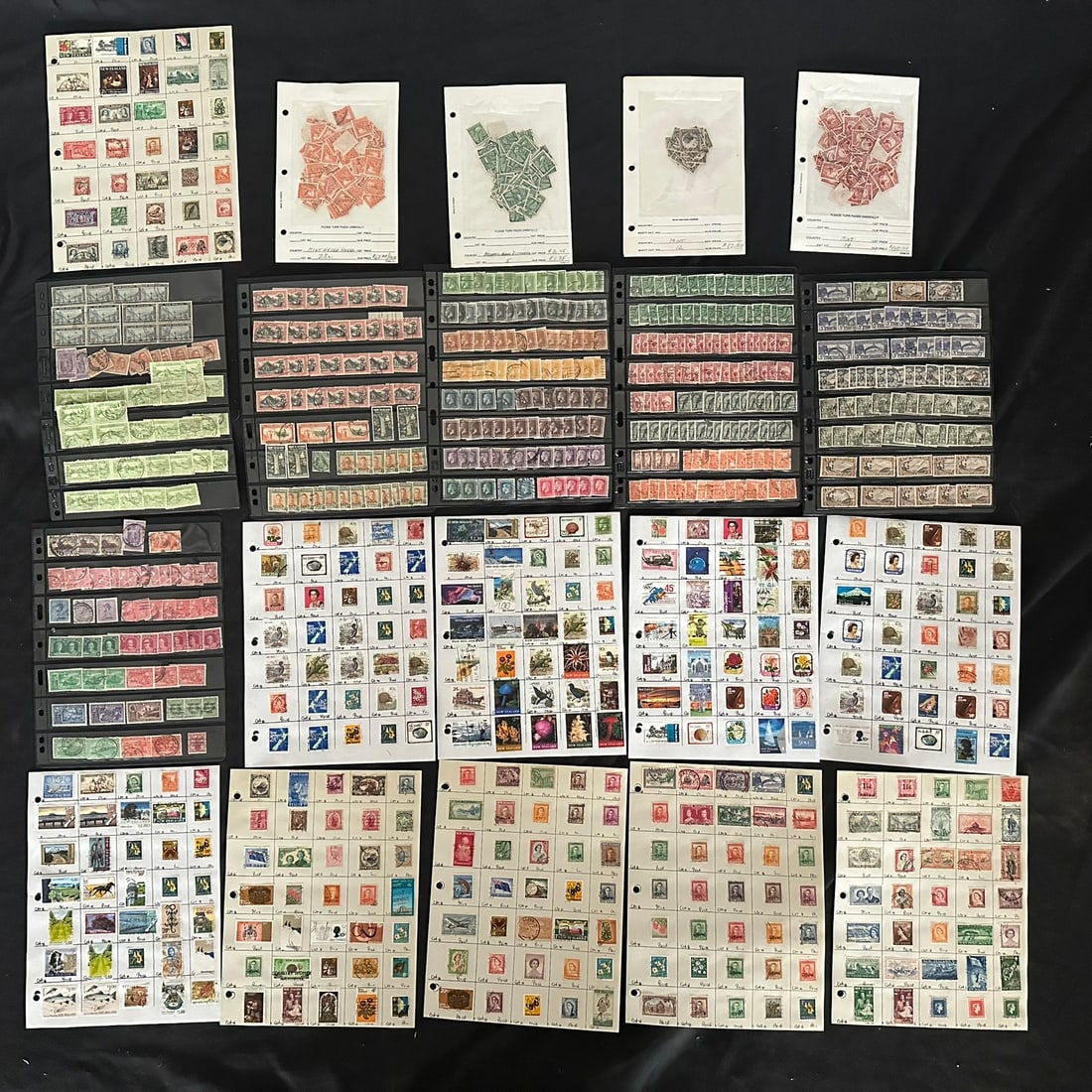 New Zealand 1906 -1947 #122 / #222 a mianly used accumulation on leaves and stocksheets, with many (1 of 6)