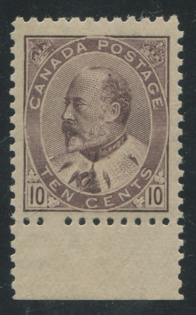 Canada 10c Edward vf mnh, Unitrade $2800.00, USD $1960.00 (1 of 2)