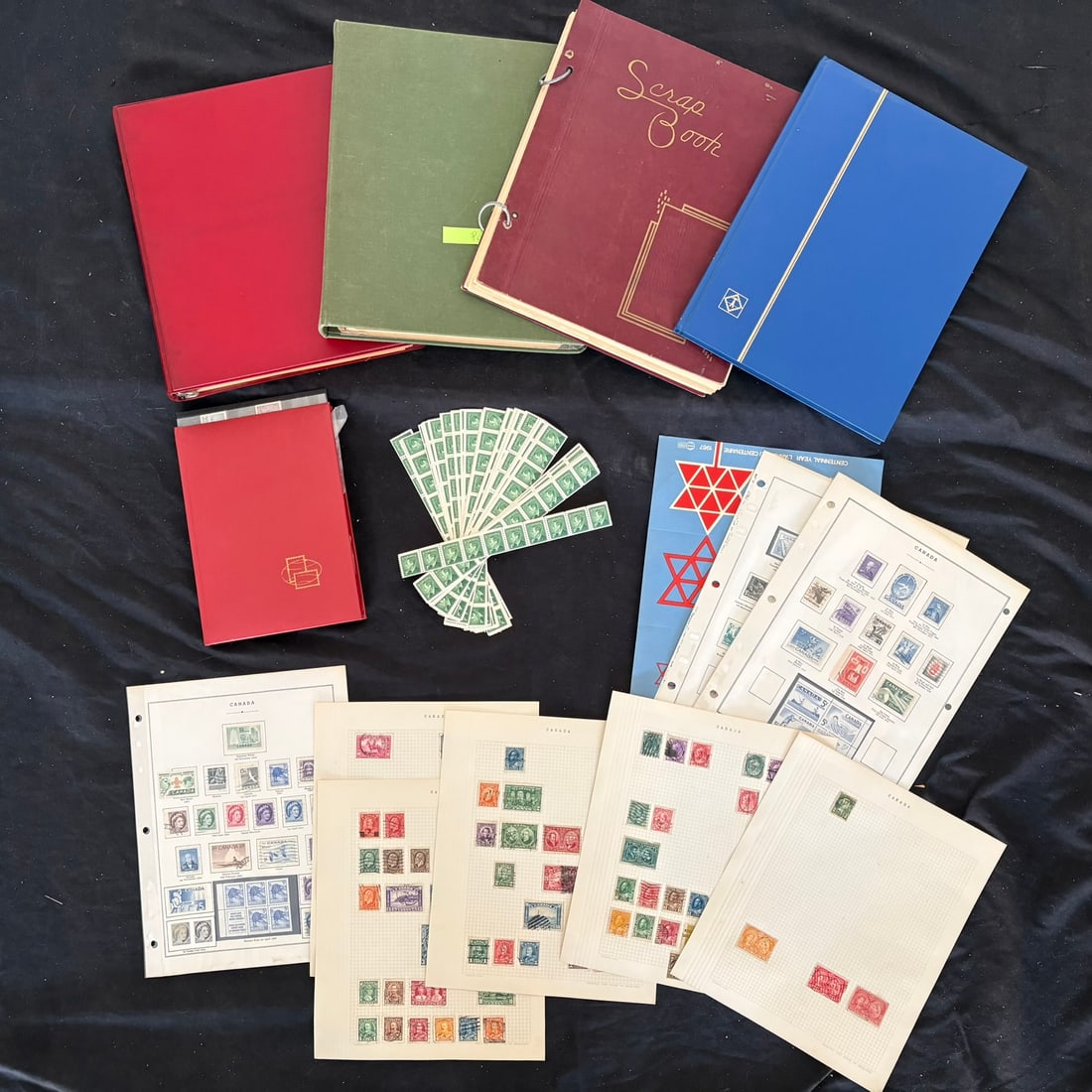 Canada 1870 - 1973, a maninly used selection in five albums/binders and loose, Unitrade value: Canada 1870 - 1973, a maninly used selection in five albums/binders and loose, Unitrade value $1575.05 Cdn ($1125.03 USD) some faults, otherwise appears f-vf