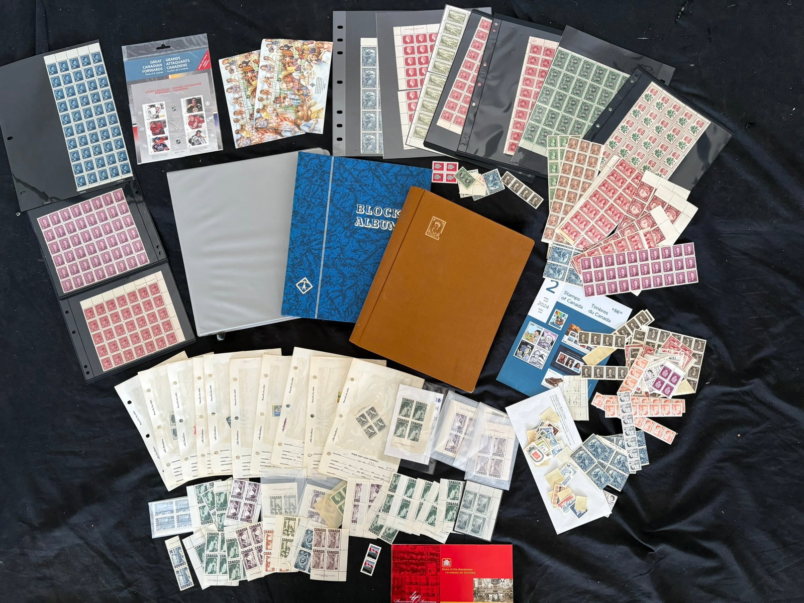 Canada Face accumulation, est. Face value. Cdn. $240.00, USD $171.00 (1 of 10)