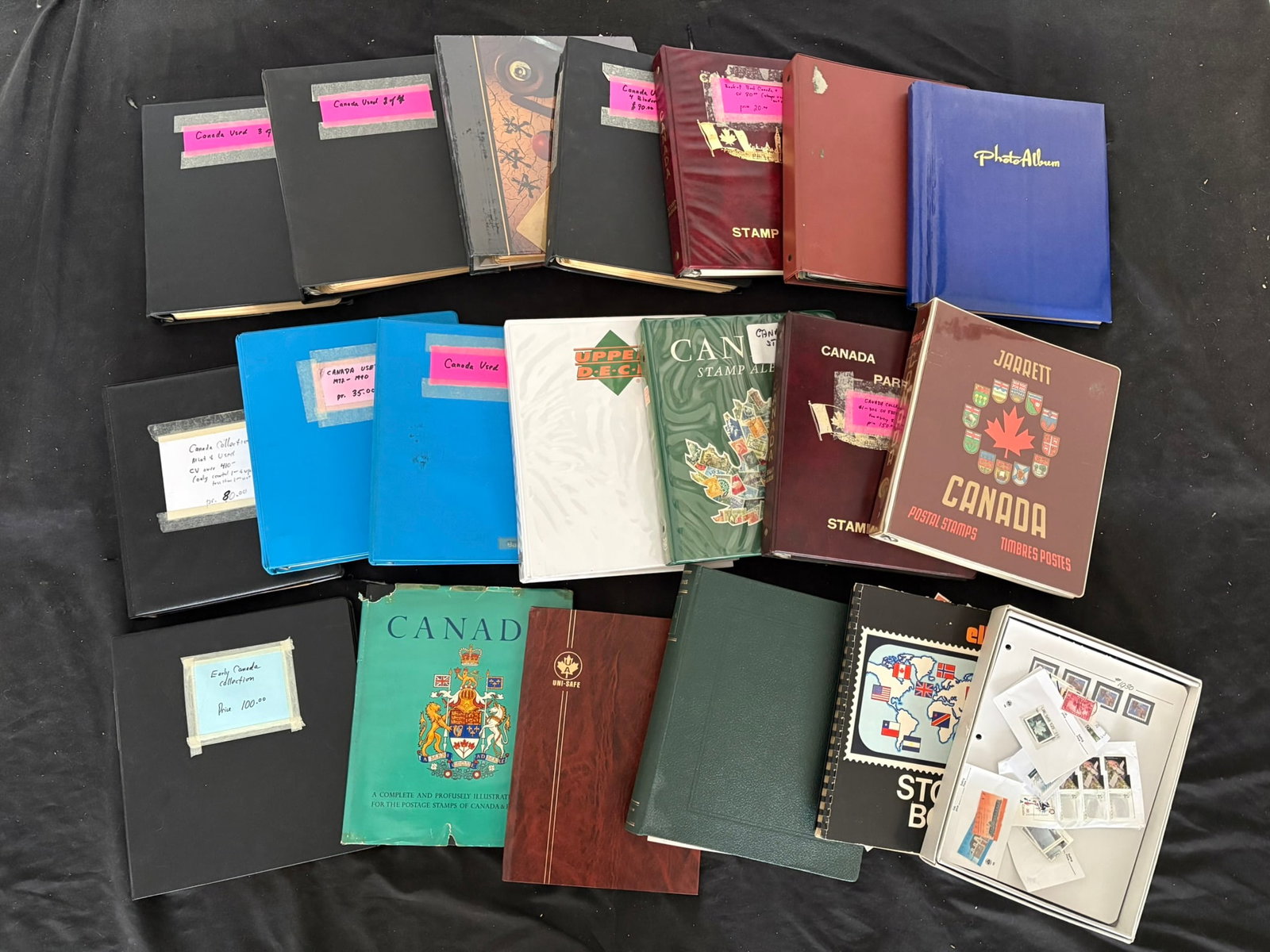 Canada 1859 - 2002 #15 / #1930, a large used accumulation in 20 albums, contained in two cartons, (1 of 4)