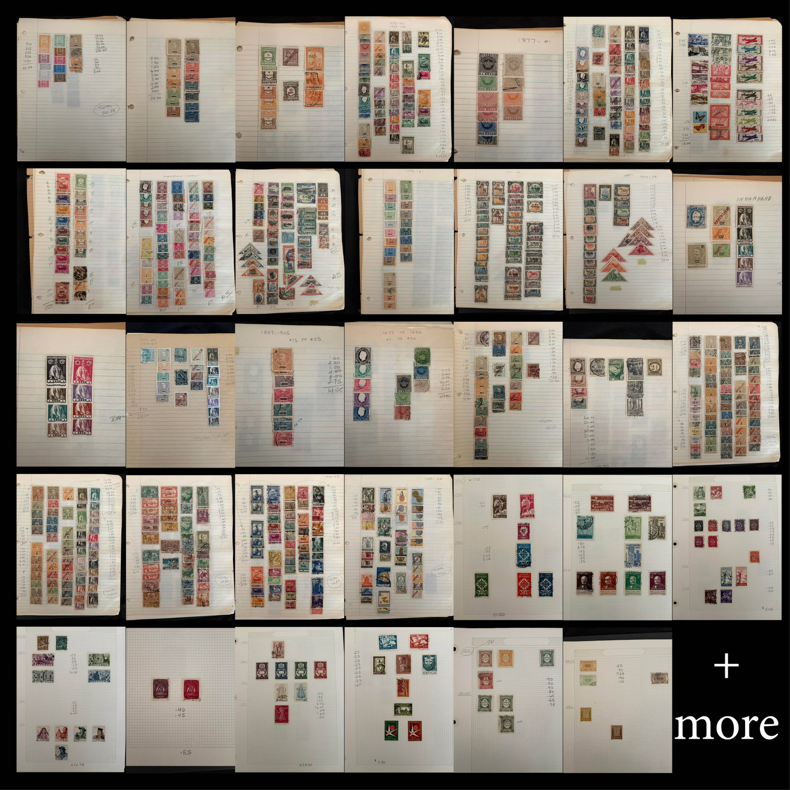 Portugal and Colonies collections on Stock Sheets, est. Cat. $5000.00 (1 of 8)