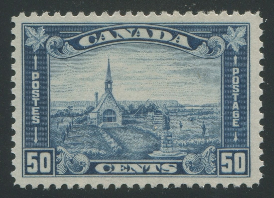 Canada 1930 -1931 #176, MNH 50c dull blue, Unitrade value $600 CDN ($428.57 USD), very fine (1 of 2)