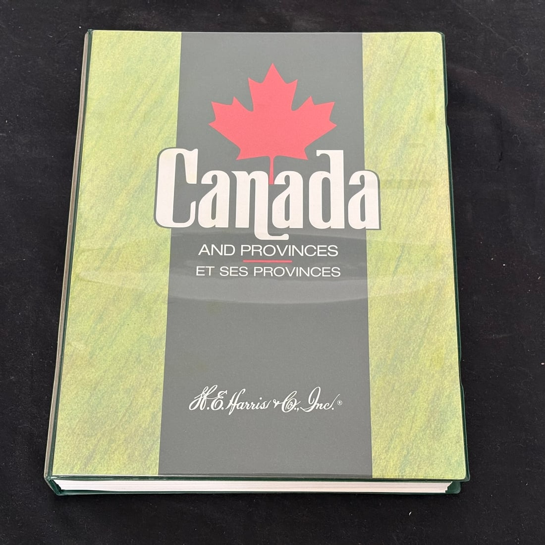 H.E.Harris & Co.,Ltd. Canada and Provinces 1851-1983 Album, incl. sheets for BOB, Officials, Tagged (1 of 6)