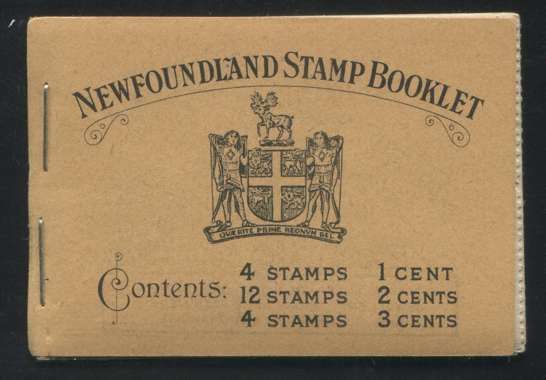 Canada - Newfoundland 1932 -1937 #BK2a, a MNH complete booklet, Unitrade Value $1200 Cdn ($857.14 (1 of 2)